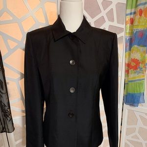 Talbots Black Suit Jacket Size 4